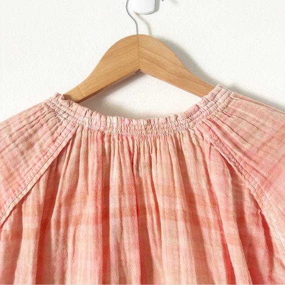 Anthropologie Pilcro and the Letterpress The Bette Babydoll Blouse Peach S - Picture 11 of 12